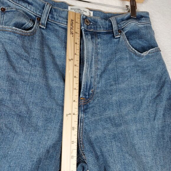 Abercrombie & Fitch Womens Size 29/8 The Ankle Straight Ultra High Rise Jeans - Picture 5 of 9